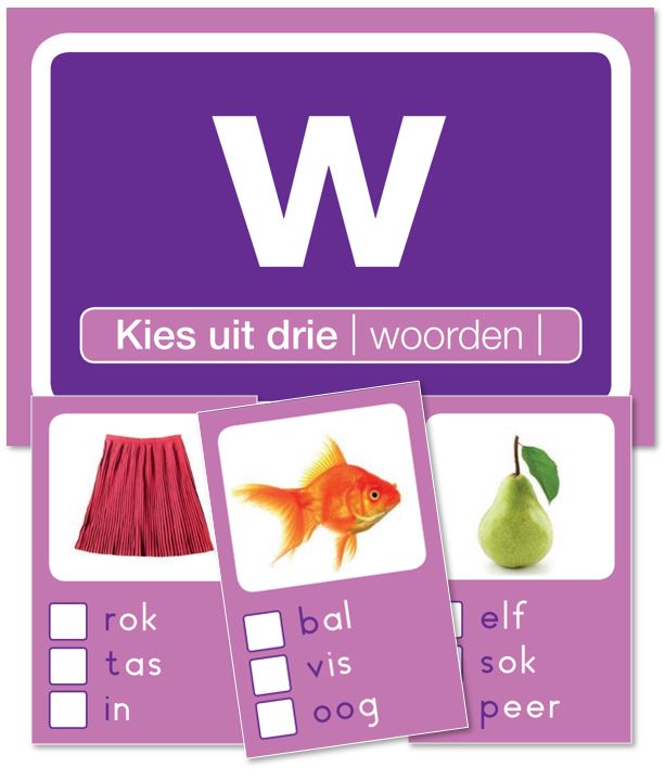 Kies uit drie - woord