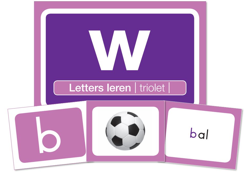 Letters leren - triolet